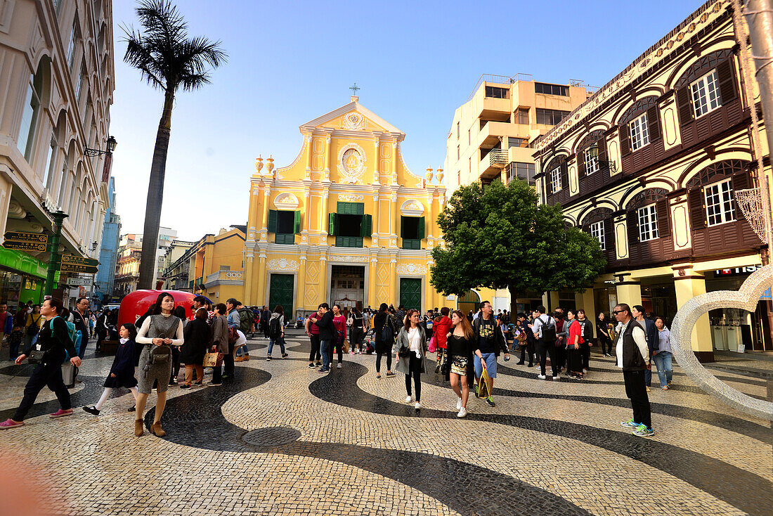 At Sao Domingo in the oldtown, Macao, China