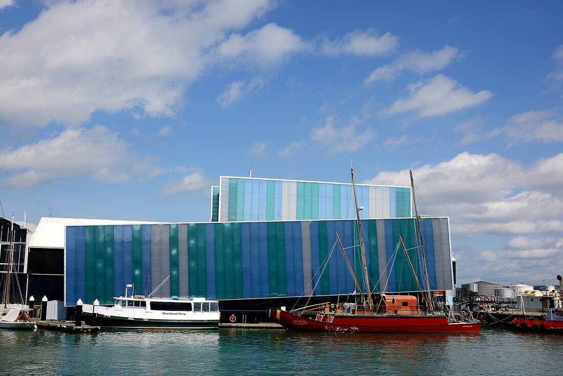 Maritimes Museum im Waitemata Hafen, Auckland, Nordinsel, Neuseeland