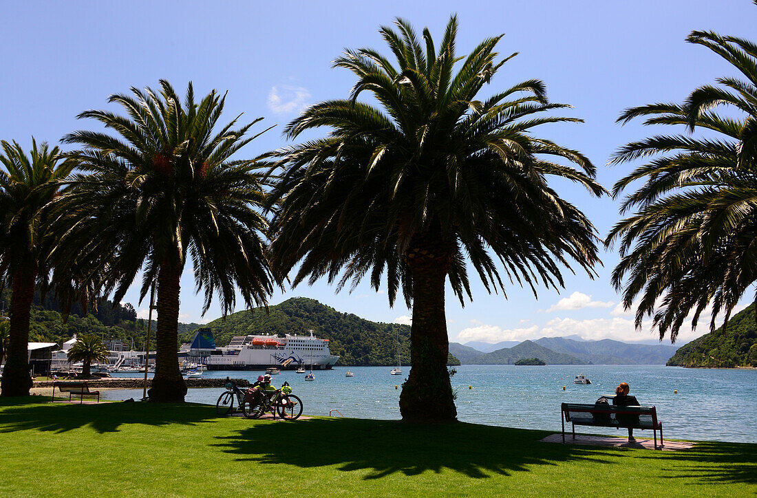 Picton am Queen Charlotte Sound, Marlborough Sounds, Südinsel, Neuseeland