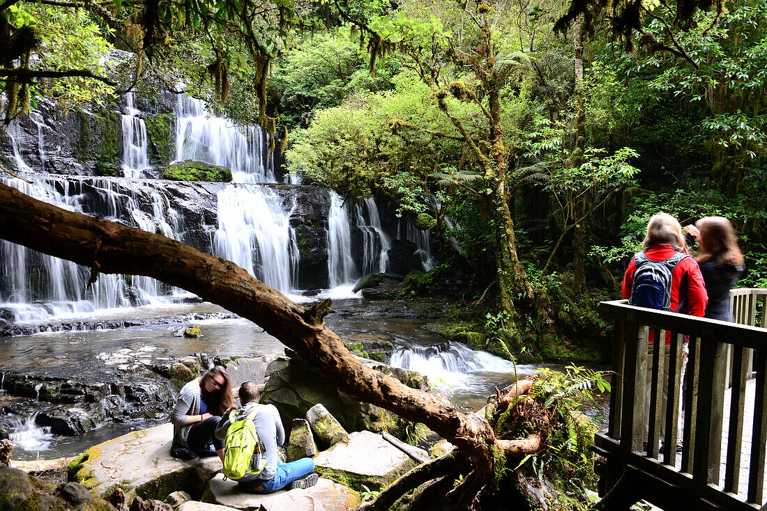 Purakaunui waterfalls, Catlins, Eastcoast, South Island, New Zealand