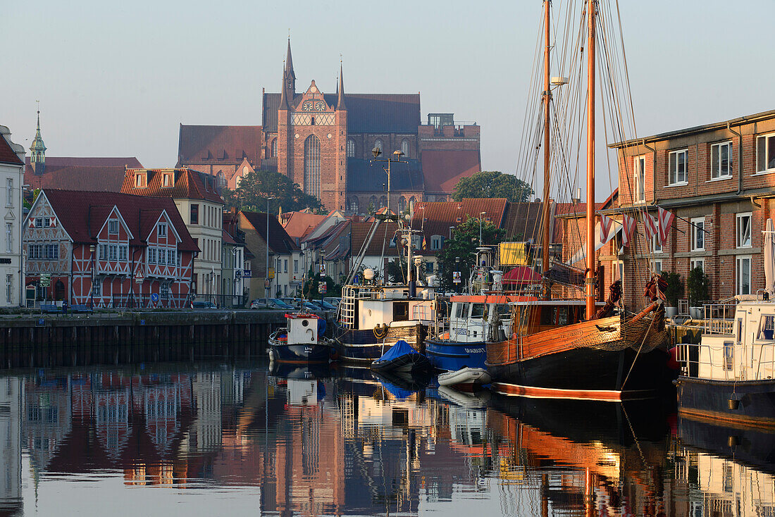 Harbor, Wismar, Ostseeküste, Mecklenburg-Vorpommern, Germany