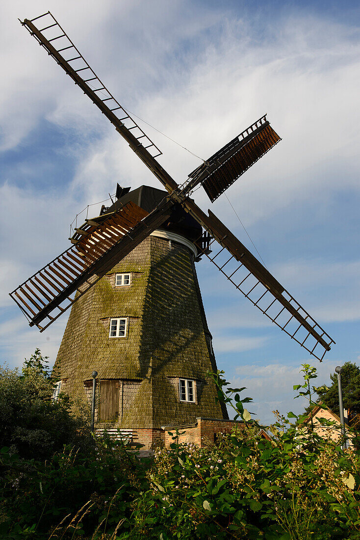 Windmill of Benz, Usedom, Ostseeküste, Mecklenburg-Western Pomerania, Germany