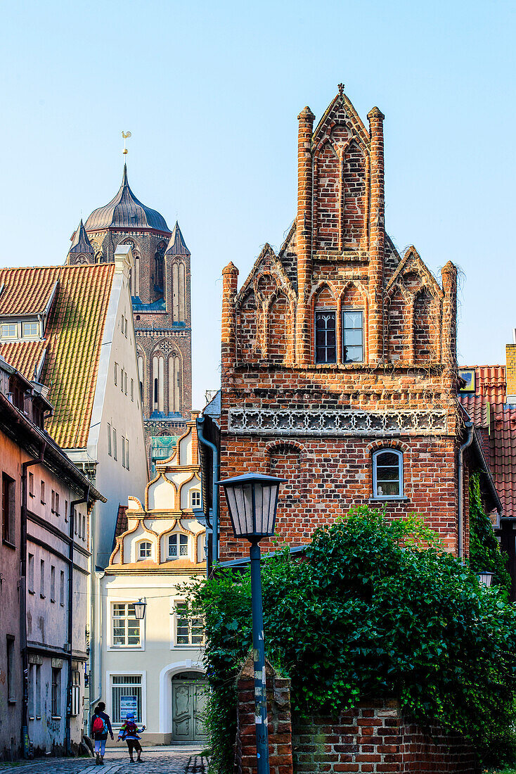 Altstadt, Stralsund, Ostseeküste, Mecklenburg-Vorpommern, Deutschland