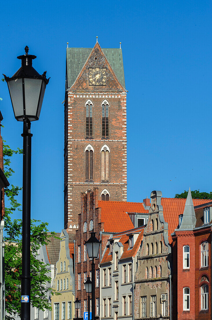 St. Marien, Wismar, Ostseeküste, Mecklenburg-Vorpommern Deutschland