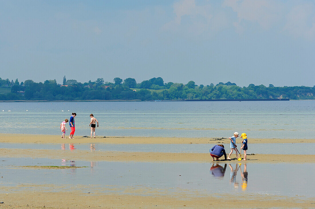 Bucht Strand Grüne Wiek ,Ostseeküste, Mecklenburg-Vorpommern Deutschland