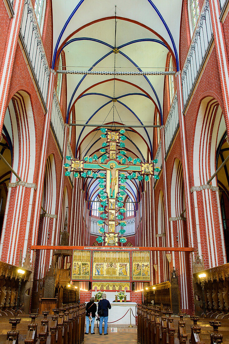 Golden Altar in Münster Bad Doberan, Baltic Sea Coast, Mecklenburg-Vorpommern, Germany