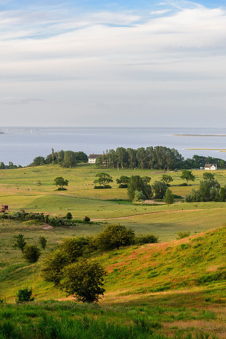 View from Dornbusch, Hiddensee, Rügen, Ostseeküste, Mecklenburg-Western Pomerania, Germany