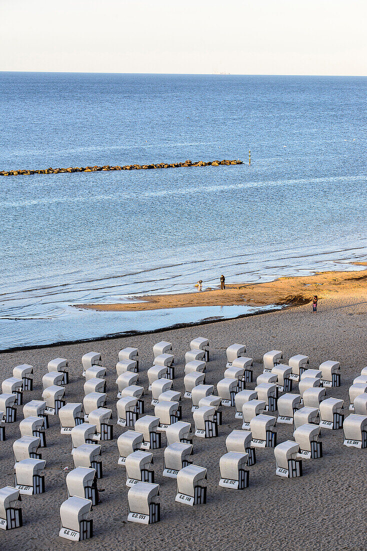 Beach, Sellin, Rügen, Ostseeküste, Mecklenburg-Vorpommern, Germany