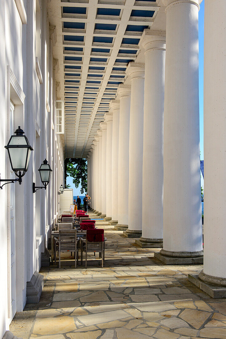 'Haus Goor' bathhouse, Lauterbach Putbus, Rügen, Baltic Sea Coast, Mecklenburg-Vorpommern, Germany