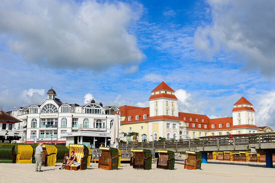 View on Kurhaus, Binz, Rügen, Ostseeküste, Mecklenburg-Western Pomerania, Germany