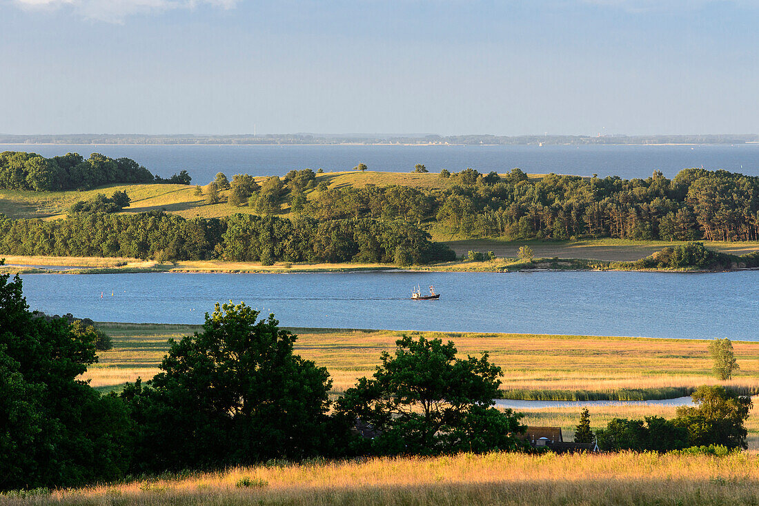 View from the Bakenberg, Moenchgut, Rügen, Ostseeküste, Mecklenburg-Western Pomerania, Germany