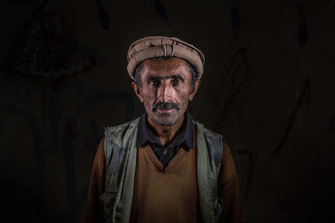 Afghan man portrait, Wakhan, Afghanistan, Asia