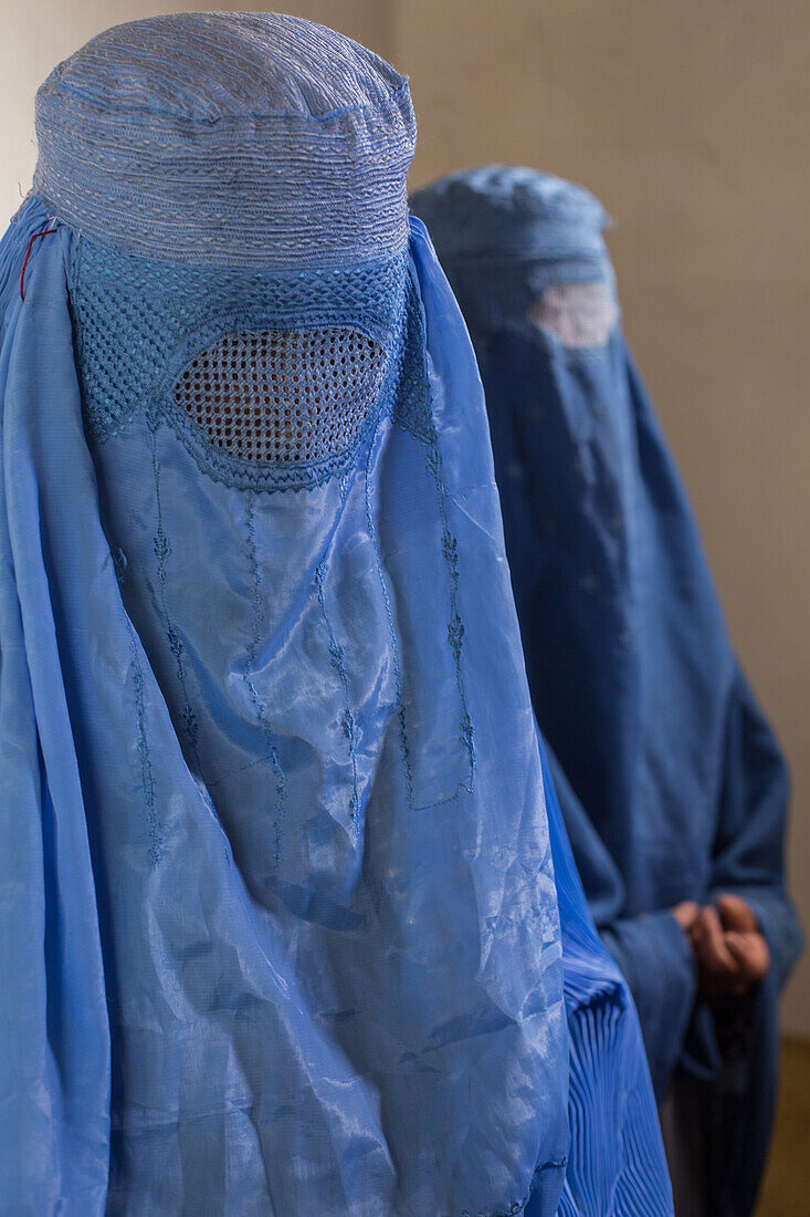 Afghan women with burqa, Afghanistan, Asia