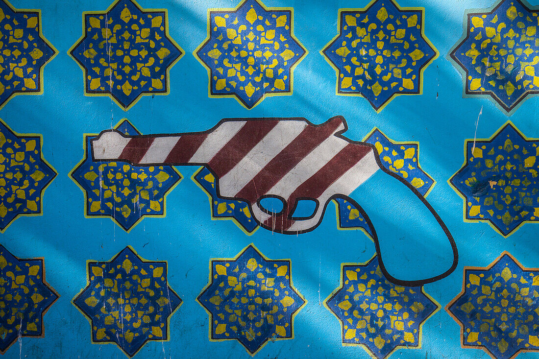 antiamerican graffiti in Tehran, Iran, Asia