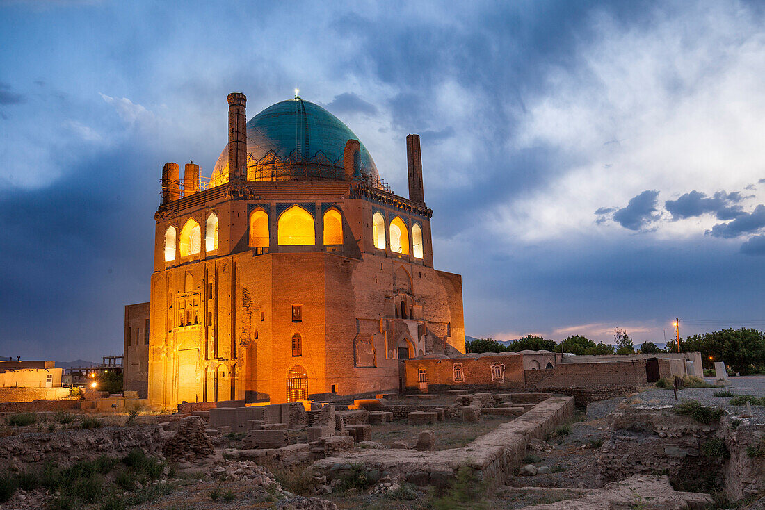 ßldscheitü Mausoleum in Soltanije, Iran, Asien