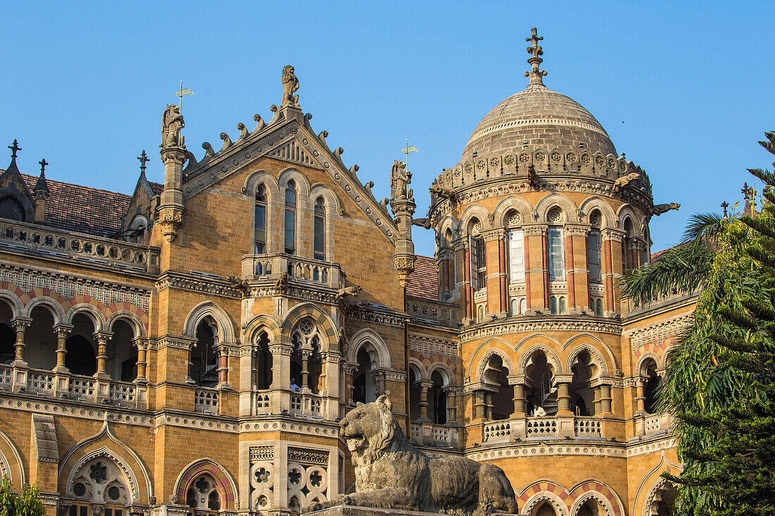 Chhatrapati Shivaji Terminus, UNESCO World Heritage Site, Mumbai, Maharashtra, India, Asia