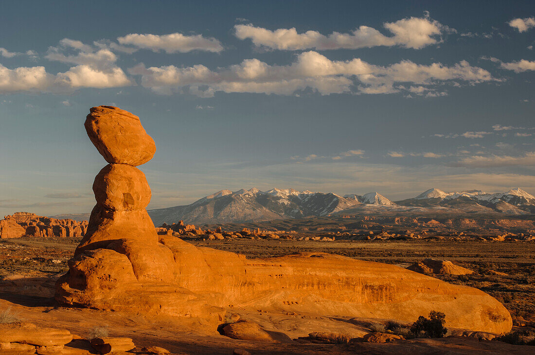 Sandstone rock formation, Arches National Park, Utah