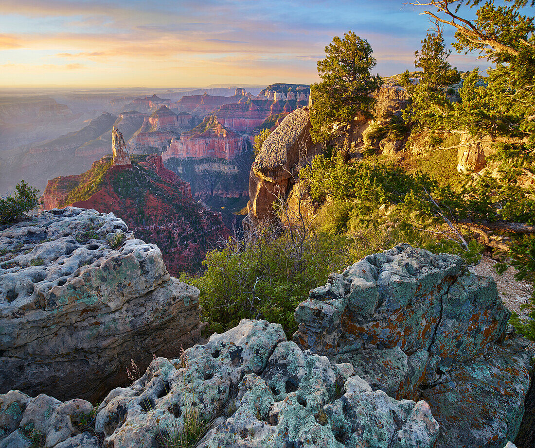 Mount Hayden from Point Imperial, North Rim, Grand Canyon National Park, Arizona