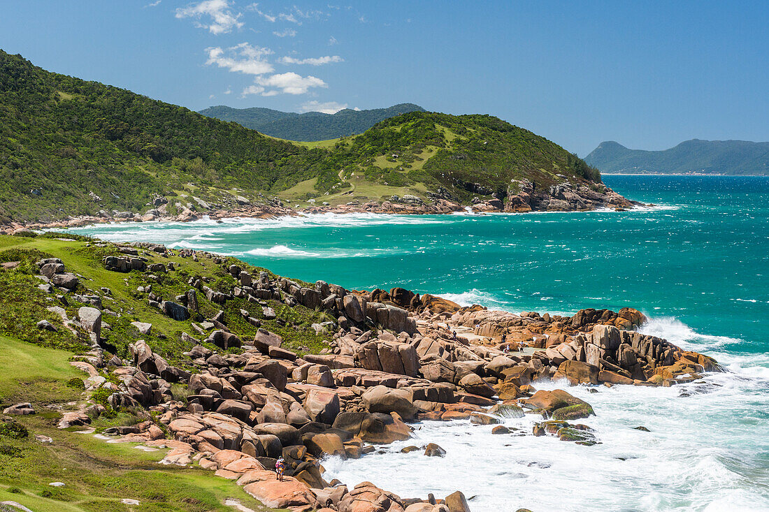 Guarda do Embau on shore of Santa Catarina State, Brazil