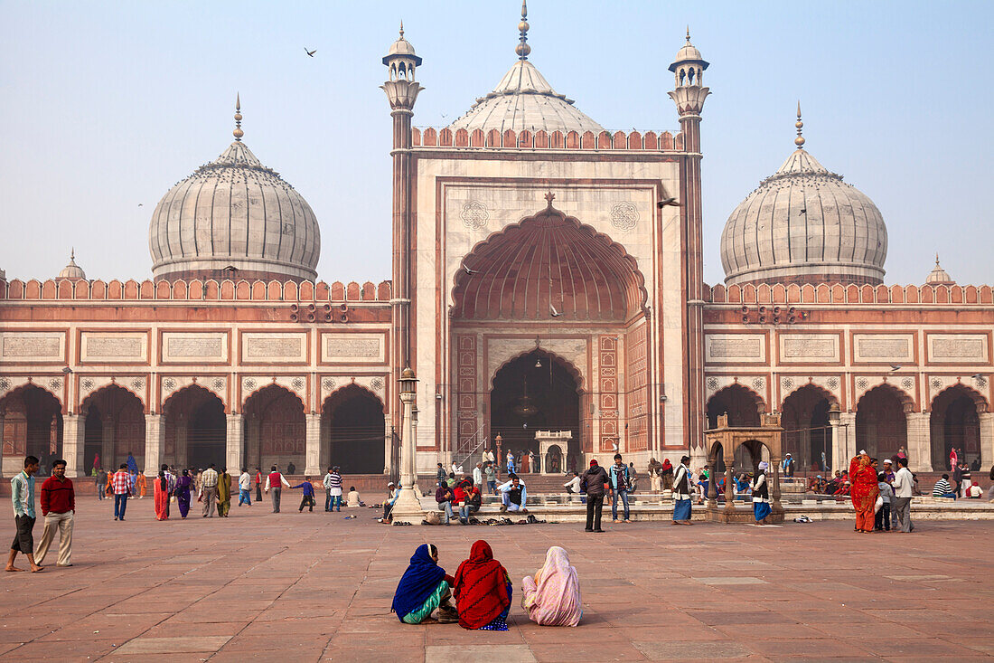 Jama Masjid (Jama Mosque), Old Delhi, Delhi, India, Asia