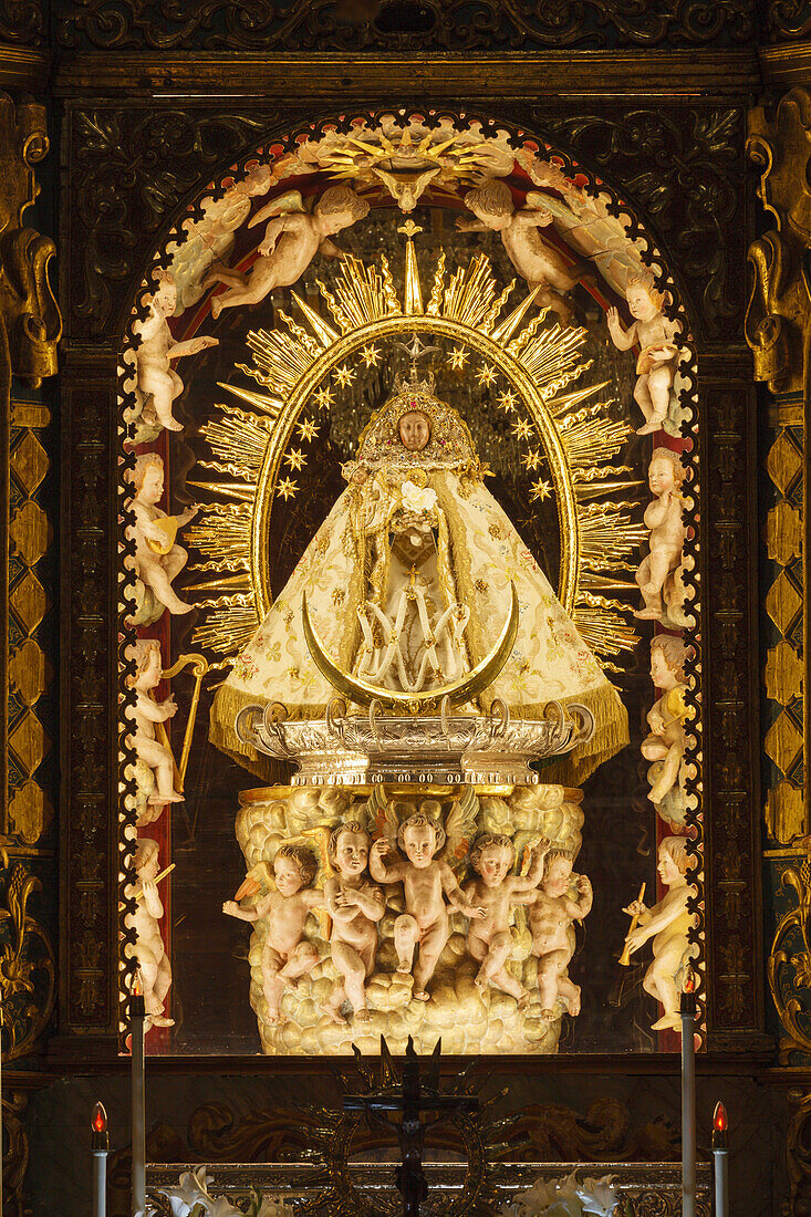 Santuario de Nuestra Senora de las Nieves, Wallfahrtsort, Las Nieves, bei Santa Cruz de La Palma, UNESCO Biosphärenreservat, La Palma, Kanarische Inseln, Spanien, Europa