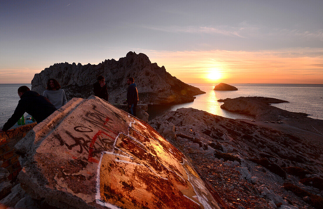 am Cap Croisette bei Marseille, Les Calanques, Provence, Frankreich