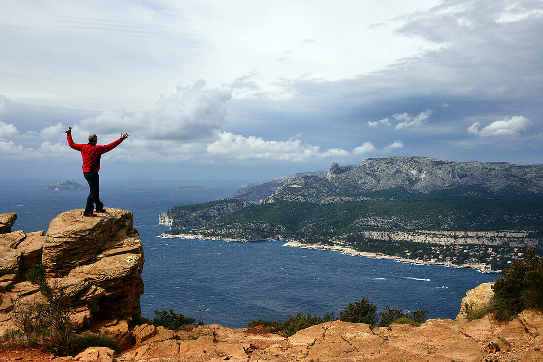 on the Cap Canaille near Cassis, Provence, France