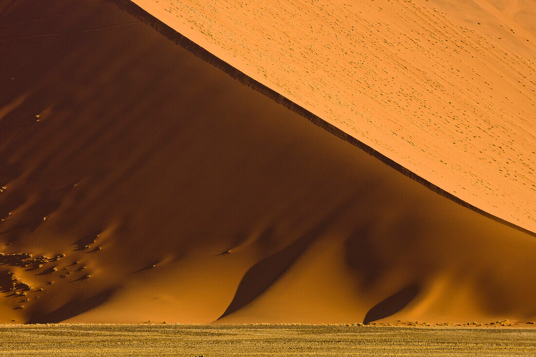 Sand dune, Sossusvlei, Namib-Naukluft National Park, Namibia