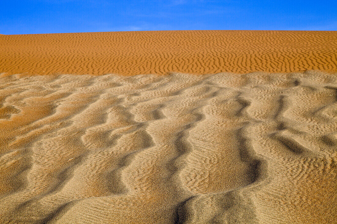 Sand patterns, Sossusvlei, Namib-Naukluft National Park, Namibia