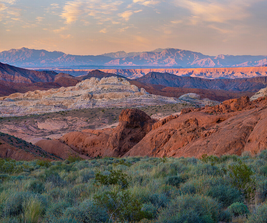 Badlands near Rainbow Vista, Valley of Fire State Park, Nevada