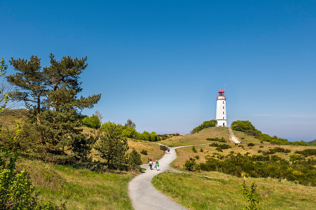 Leuchtturm, Dornbusch, Insel Hiddensee, Mecklenburg-Vorpommern, Deutschland