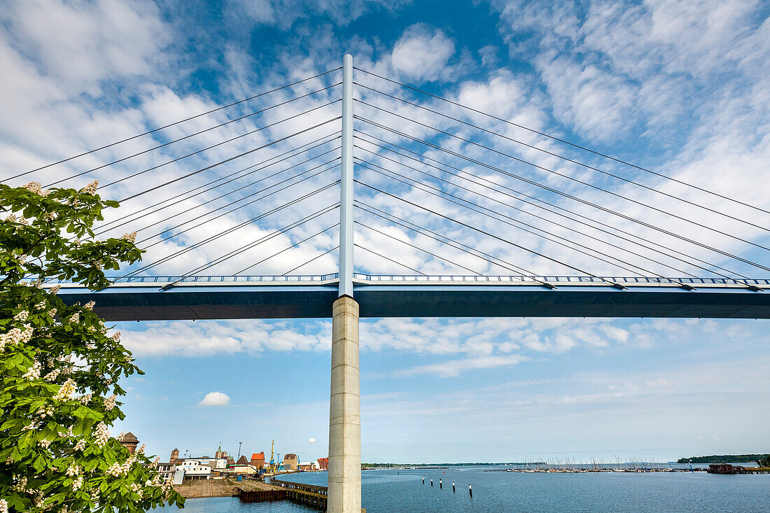 Rügenbridge from Stralsund to Rügen, Mecklenburg-Western Pomerania, Germany