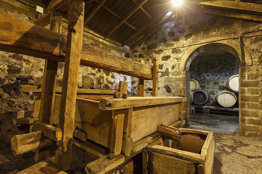 wine press, Bodega Matias i Torres, Fuencaliente, UNESCO Biosphere Reserve, La Palma, Canary Islands, Spain, Europe