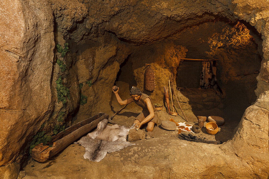 Museo Arqueologico Benahoarita, archaeological museum, Los Llanos de Aridane, UNESCO Biosphere Reserve, La Palma, Canary Islands, Spain, Europe