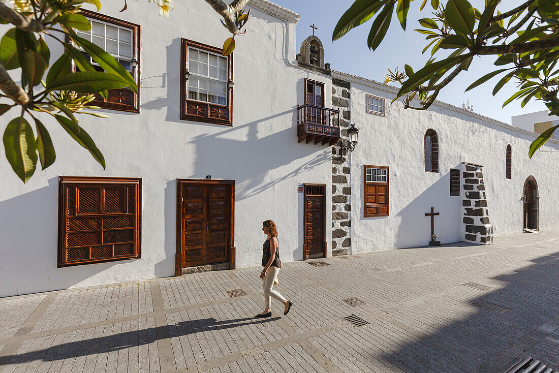 Calle Fernandez Tano, Altstadt, Los Llanos de Aridane, UNESCO Biosphärenreservat,  La Palma, Kanarische Inseln, Spanien, Europa