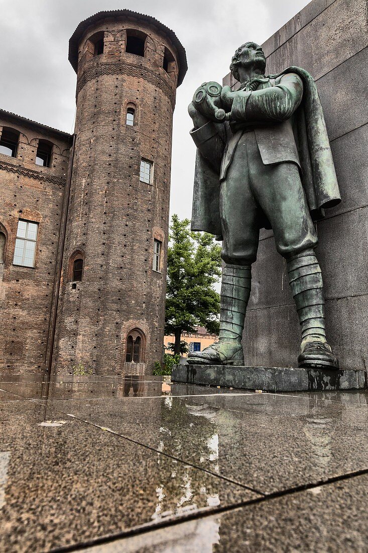 Emanuele Filiberto Duca d'Aosta Monument, Turin, Piedmont, Italy.
