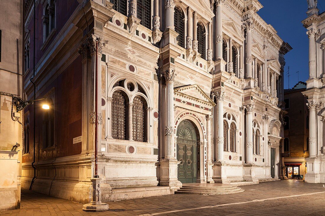 Scuola Grande di San Rocco, sestiere of San Polo, Venice, Italy.
