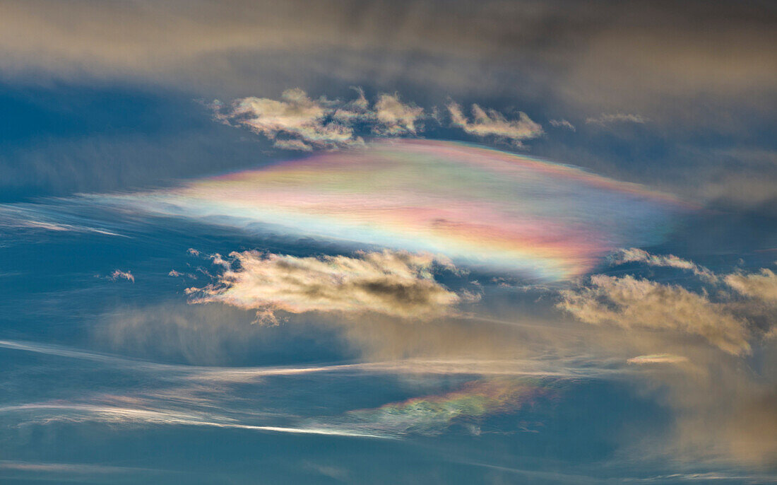 Lenticular clouds, Los Glaciares National Park, Patagonia, Argentina