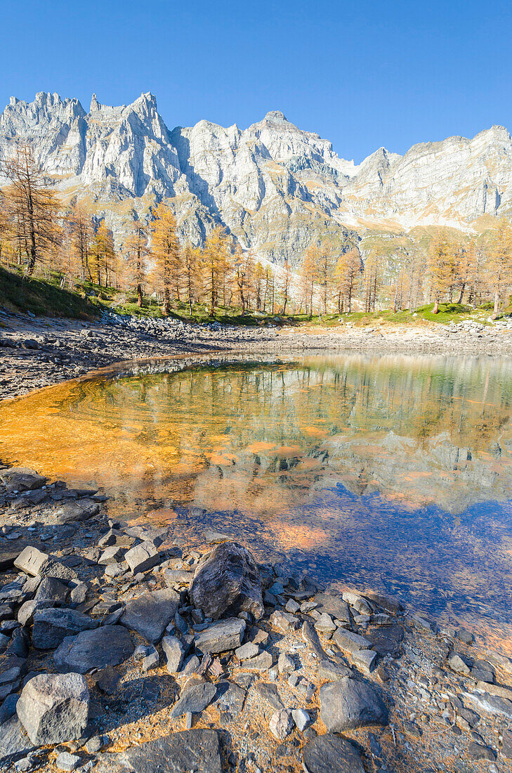 Lago nero, Alpe Devero, Ossola, Piedmont, Italian alps, Italy