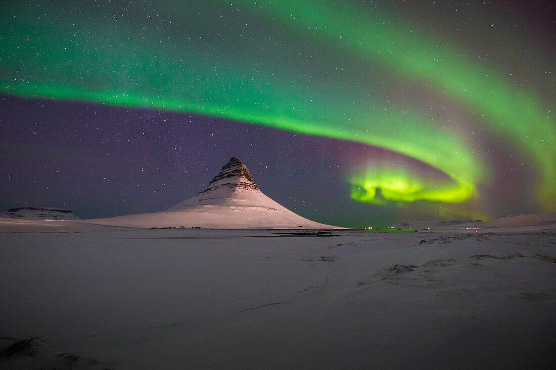 Kirkjufell Mount, Vesturland, Snaefellsness Peninsula, Iceland