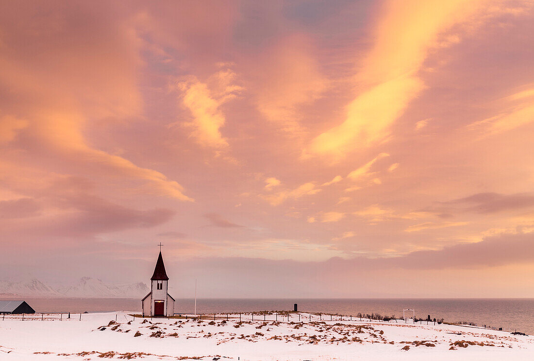 Hellnar Church, Snaefellsness Peninsula, Iceland