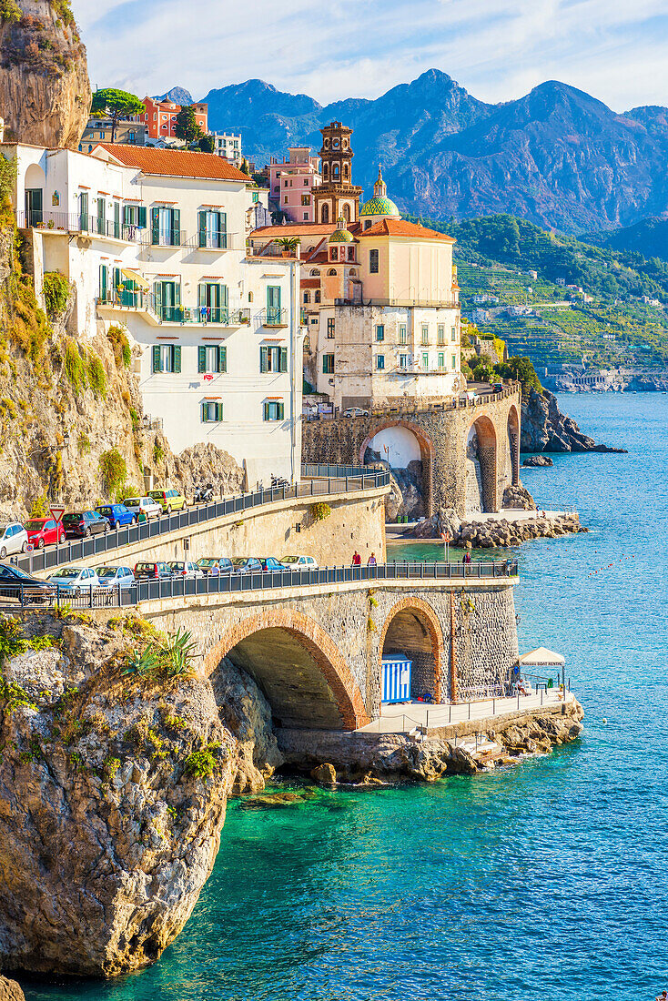 Atrani, Amalfi coast, Salerno, Campania, Italy.