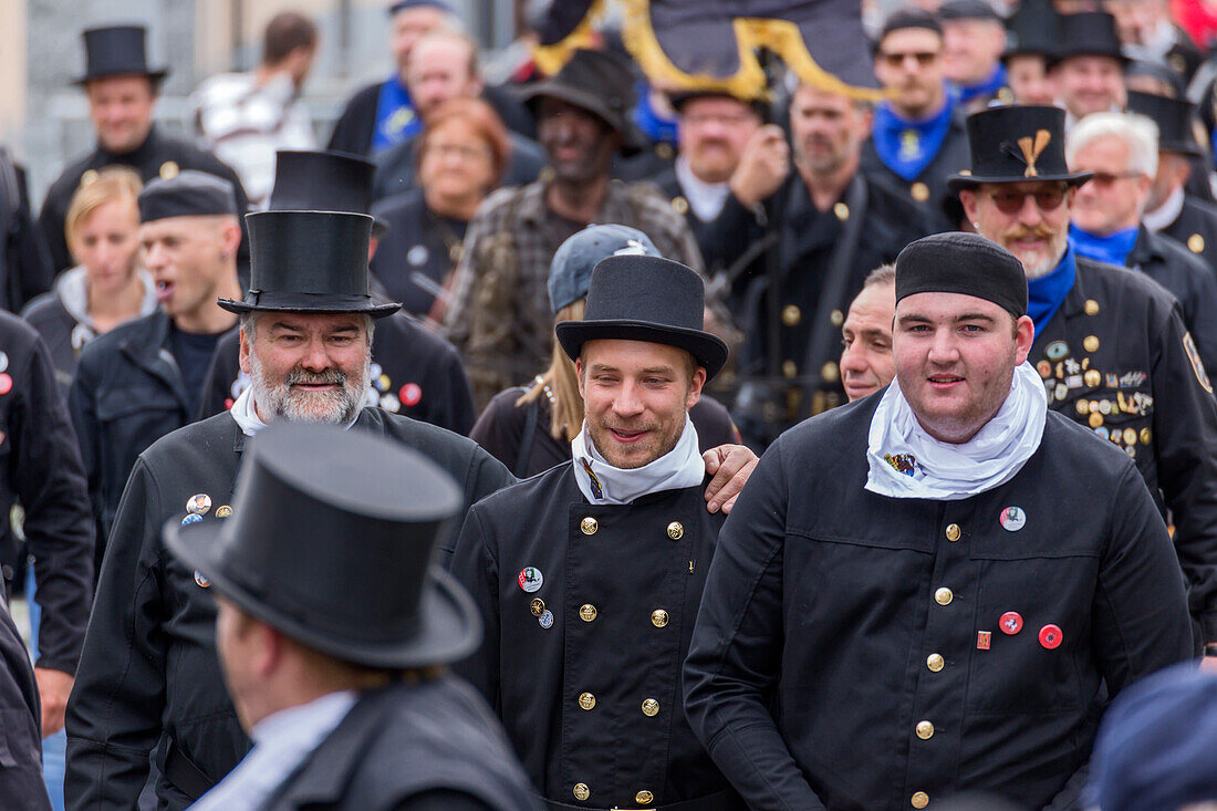 Vigezzo Valley, Santa Maria Maggiore, Verbania district, Piedmont, Italy. International Chimney sweepers gathering