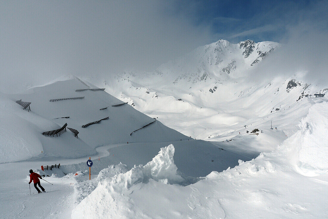 Skigebiet Serfaus Fiss, Winter in Tirol, Österreich