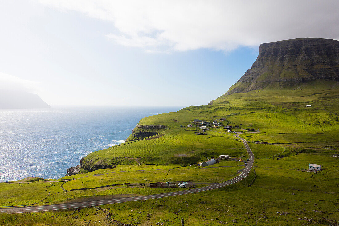 Gasadalur, Vagar island, Faroe Islands, Denmark