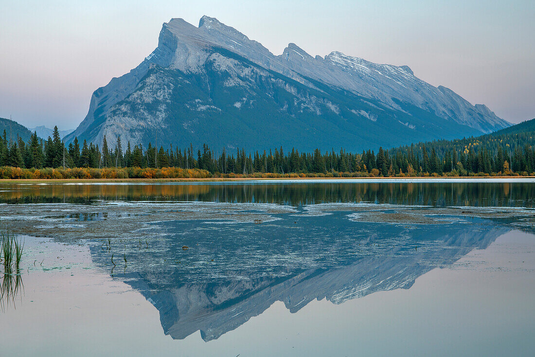 Mount Rundle from Vermilion Lakes, Banff National Park, Alberta, Canada