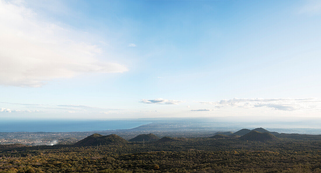 The province of Catania had experienced many volcanic eruptions from the Mount Etna, of which the first eruption was recorded in 475 BC. It was hit by a devastating earthquake in 1169, which caused an estimated death toll of about 15,000 people in the cit