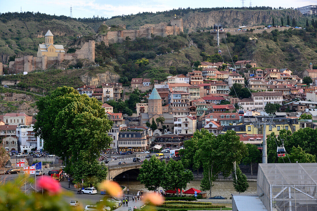 View on the Old town, Tbilisi, Georgia