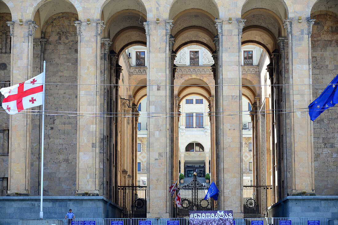 Parlament at Rustaweli Boulevard, Tbilisi, Georgia