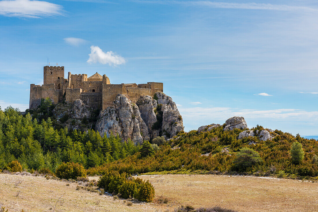 Loarre Castle, Loarre, Huesca, Aragon, Spain, Europe